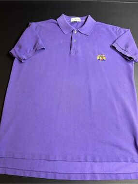 Izod VTG Lavender Short-Sleeve Polo with Chest Tag